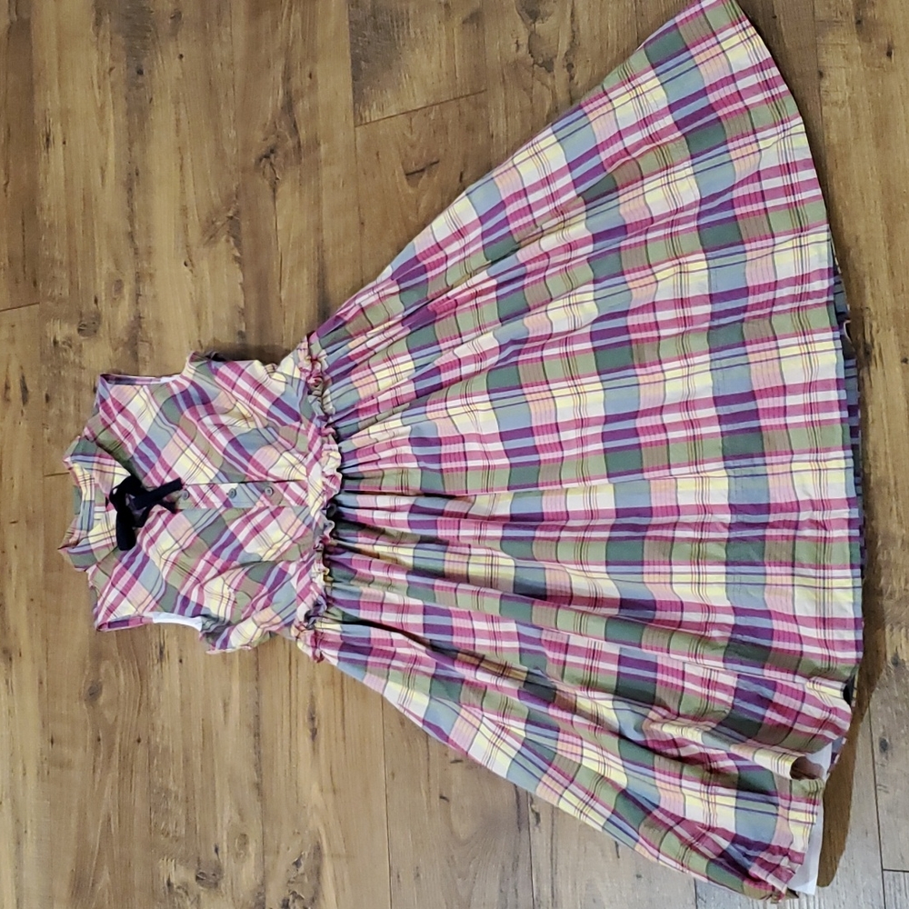 J.Crew dress with neck tie